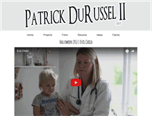 Tablet Screenshot of patdurussel.com